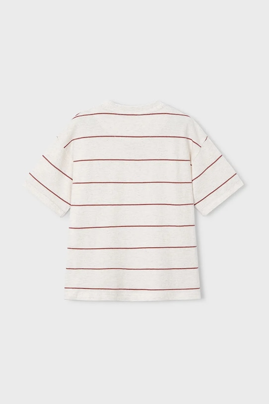 Αγορίστικα Παιδικό βαμβακερό μπλουζάκι Mayoral 6044.7H.Boston.PPY2 μπεζ