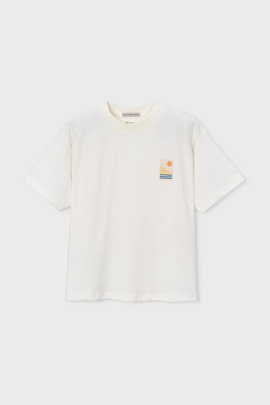 Детская хлопковая футболка Mayoral хлопок бежевый 6045.7H.Boston.PPY2