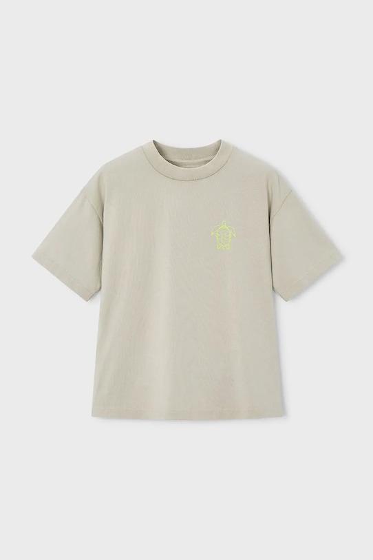 Mayoral tricou de bumbac pentru copii 6047.7H.Boston.PPY2 verde SS26