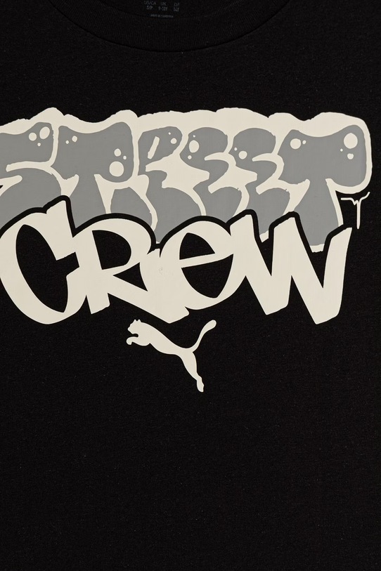 Chłopiec Puma t-shirt bawełniany dziecięcy MID90s 691743 czarny