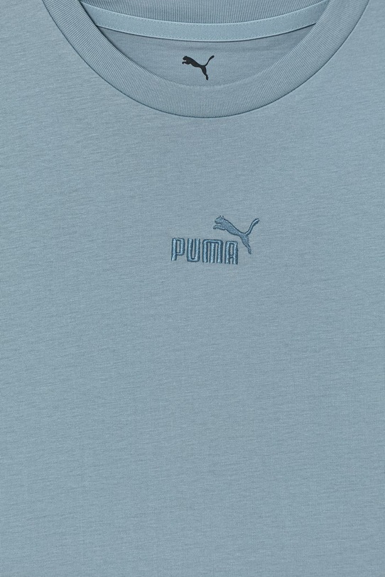 Αγορίστικα Παιδικό βαμβακερό μπλουζάκι Puma ESS Small No.1 Logo 692975 μπλε