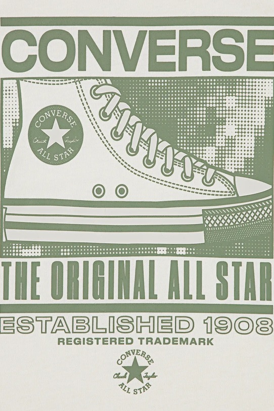 Chłopiec Converse t-shirt dziecięcy 9CH444 beżowy