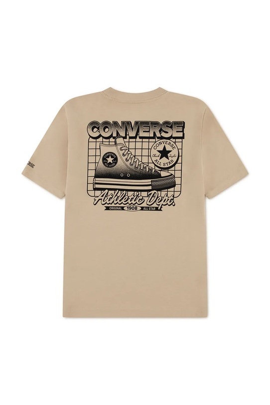 Converse t-shirt dziecięcy 9CH945 beżowy SS26