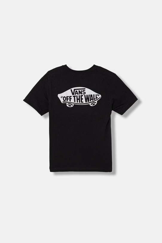 Detské bavlnené tričko Vans VN000T30BLK1 čierna SS26