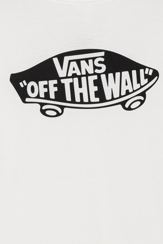 CHLAPEC Dětské bavlněné tričko Vans VN000T30WHT1 bílá