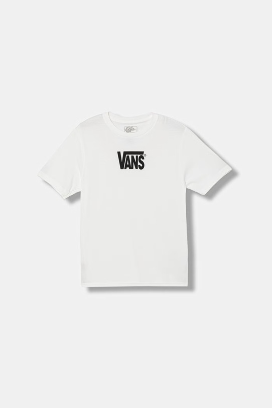 Detské bavlnené tričko Vans bavlna biela VN000T4VWHT1