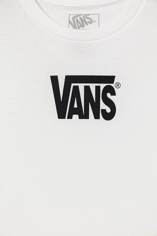 Chlapec Detské bavlnené tričko Vans VN000T4VWHT1 biela