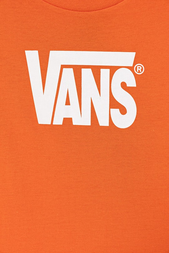 CHLAPEC Dětské bavlněné tričko Vans VN000TF0FLM1 oranžová