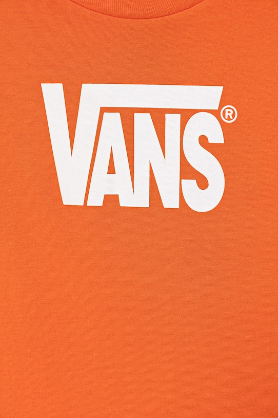 CHLAPEC Dětské bavlněné tričko Vans VN000TF0FLM1 oranžová