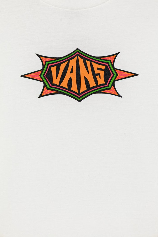 Dječaci Dječja pamučna majica kratkih rukava Vans VN000VW3WHT1 bijela