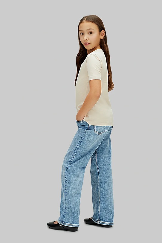 Calvin Klein Jeans tričko dětské bavlněné béžová LV1CKSJA30.128.176.PPY2