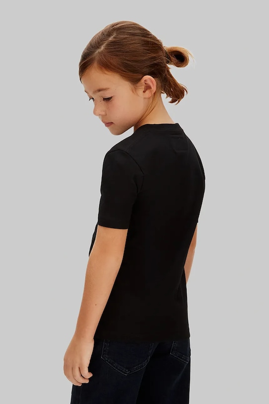 CHLAPEC Calvin Klein Jeans tričko dětské bavlněné LV1CKSJA30.128.176.PPY2 černá