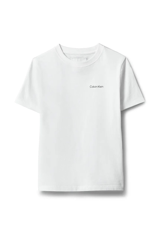 Calvin Klein Jeans tričko detské bavlnené LV1CKSJA31.128.176.PPY2 biela SS26