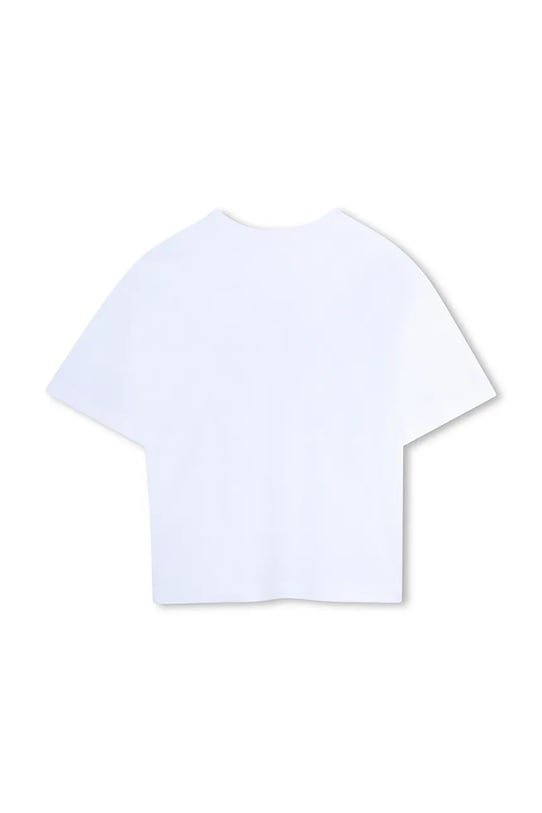 Dječaci Dječja pamučna majica kratkih rukava Marc Jacobs W60764.156 bijela