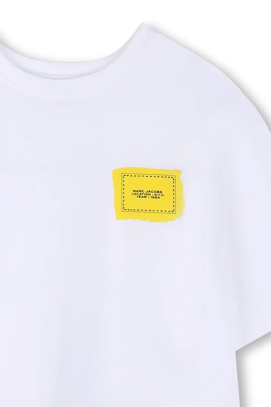 Dječja pamučna majica kratkih rukava Marc Jacobs bijela W60761.114.150