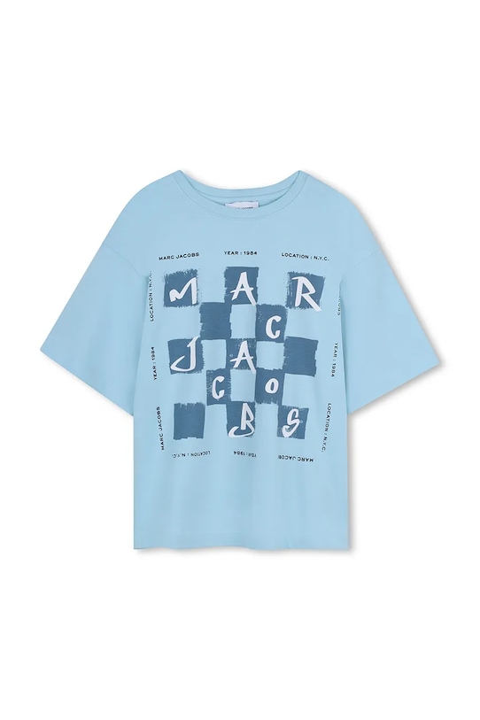 Dječja pamučna majica kratkih rukava Marc Jacobs W60765.114.150 plava SS26