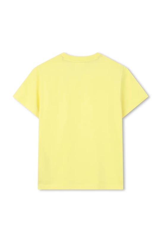 Detské bavlnené tričko HUGO G01014.114.150 žltá SS26