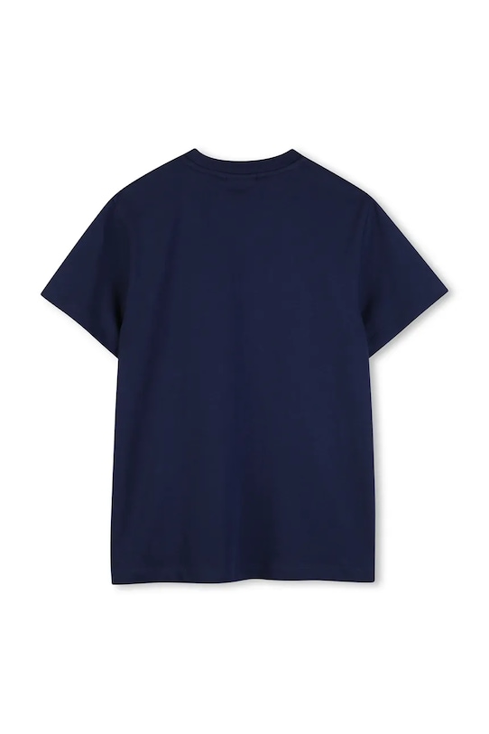 Detské bavlnené tričko HUGO G01019.114.150 tmavomodrá SS26