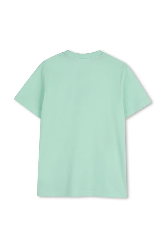 Παιδικό βαμβακερό μπλουζάκι HUGO G01014.162.174 τιρκουάζ SS26