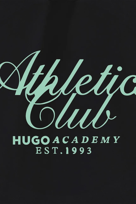 Детская хлопковая футболка HUGO чёрный G01021.162.174