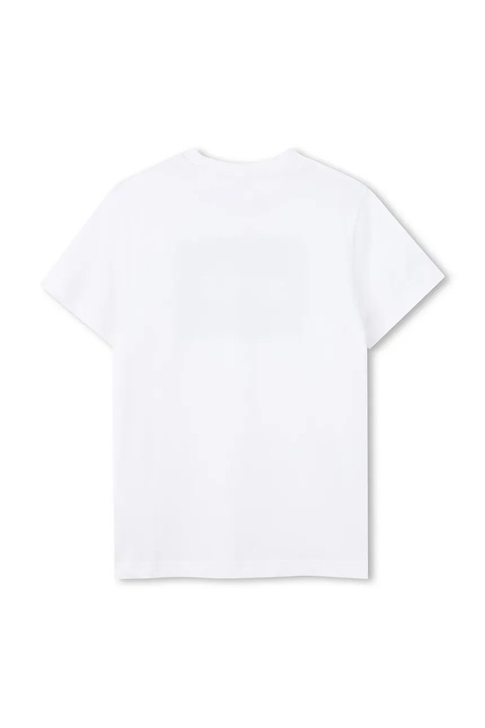 HUGO t-shirt bawełniany dziecięcy G01020.162.174 biały SS26