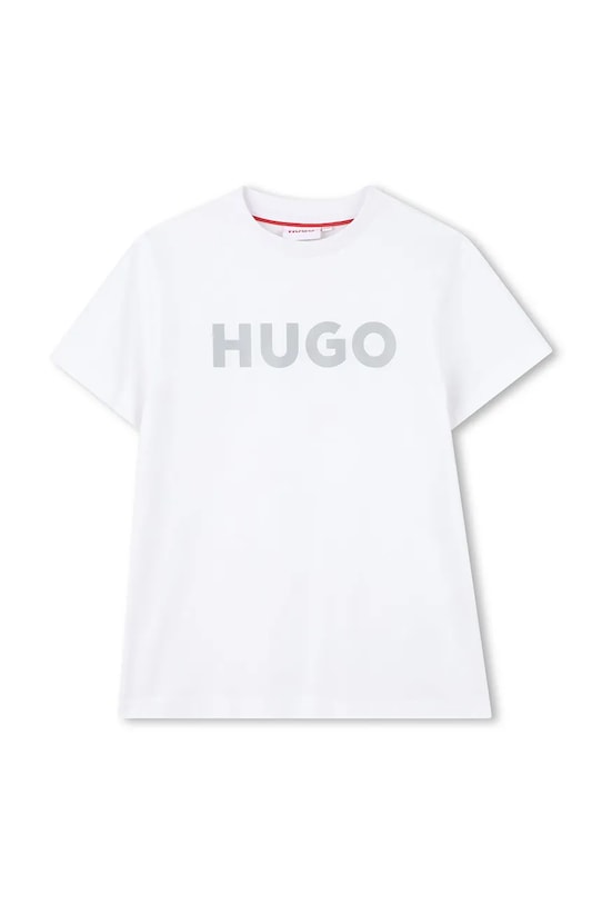 Детская хлопковая футболка HUGO хлопок белый G01016.162.174