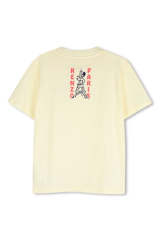 Kenzo Kids gyerek pamut póló K61669.114.150 sárga SS26