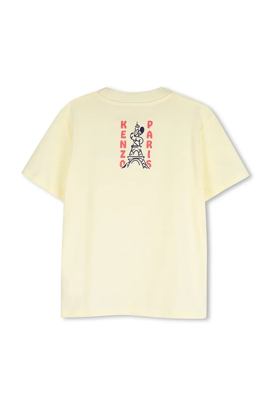 Detské bavlnené tričko Kenzo Kids K61669.114.150 žltá SS26