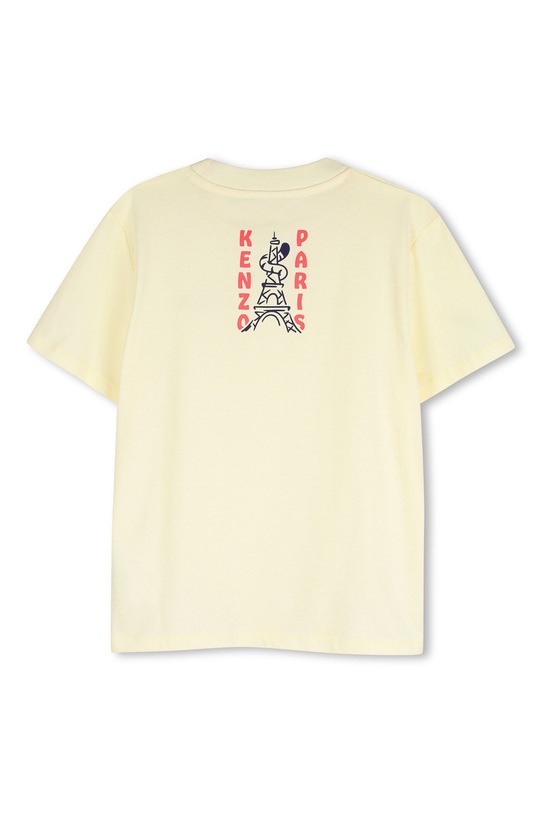 Kenzo Kids gyerek pamut póló K61669.162 sárga SS26