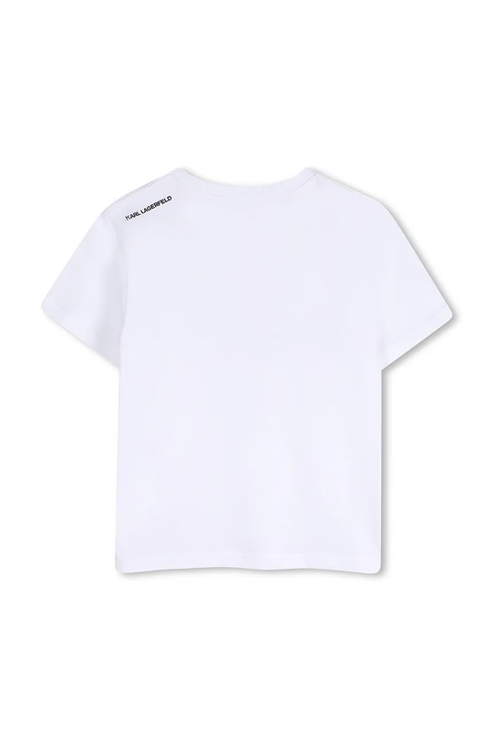 Karl Lagerfeld kratka majica otroška bombažna Z31096.114.150 bela SS26