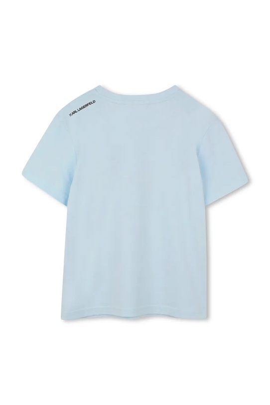 Dečki Karl Lagerfeld kratka majica otroška bombažna Z31096.114.150 modra