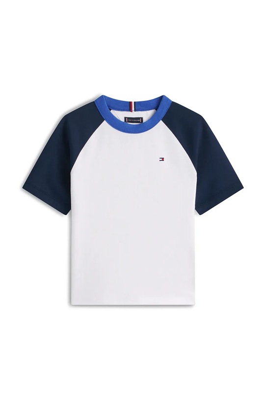 Tommy Hilfiger T-shirt dziecięcy bawełniany KB0KB10297.92.116.PPY2 biały SS26