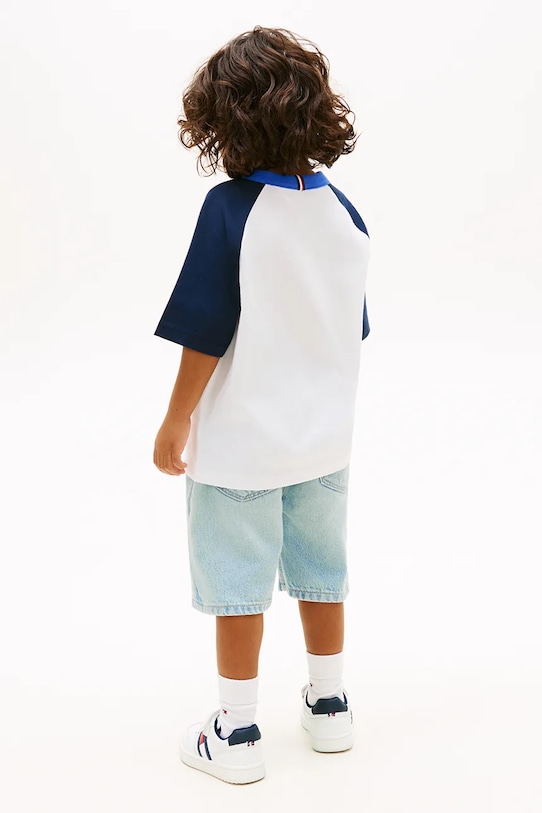 Tommy Hilfiger T-shirt dziecięcy bawełniany biały KB0KB10297.92.116.PPY2