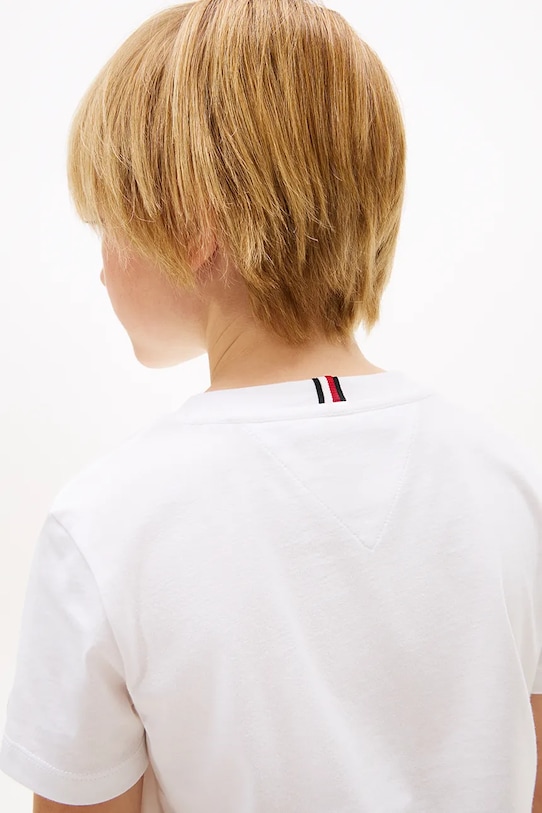 Tommy Hilfiger t-shirt dziecięcy bawełniany KB0KB10263.128.176.PPY2 biały