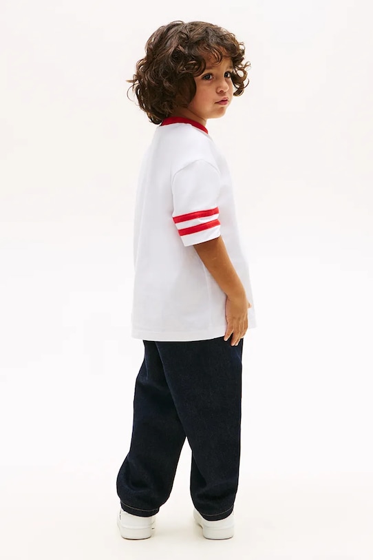 Tommy Hilfiger tričko detské bavlnené biela KB0KB10279.98.116.PPY2