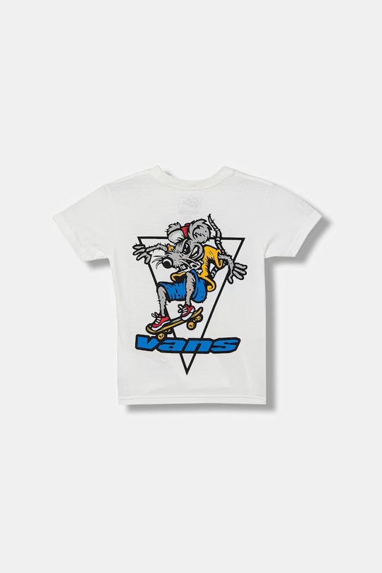 Vans gyerek pamut póló fehér VN000TNBWHT1