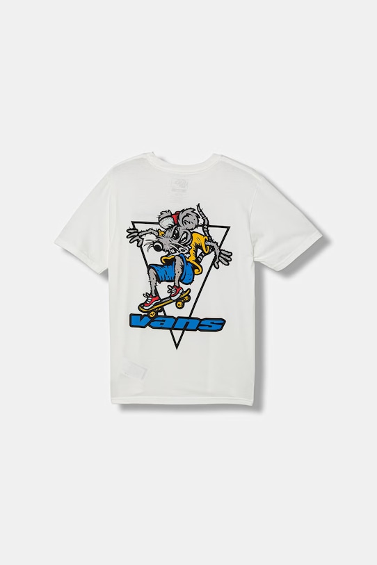 Vans póló gyerek pamut fehér VN000VWBWHT1