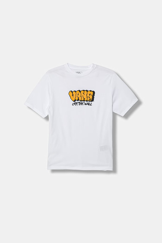 Vans T-shirt Παιδικό βαμβακερό λευκό VN000W07WHT1