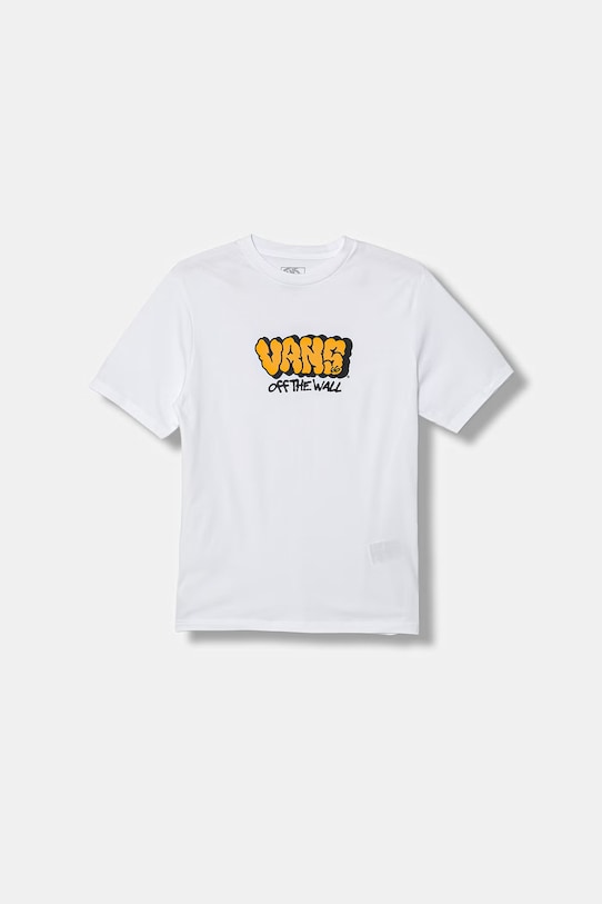 Vans T-shirt Παιδικό βαμβακερό λευκό VN000W07WHT1