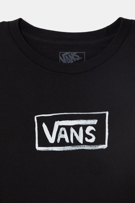 Chłopiec Vans t-shirt dziecięcy bawełniany VN000TC9BLK1 czarny