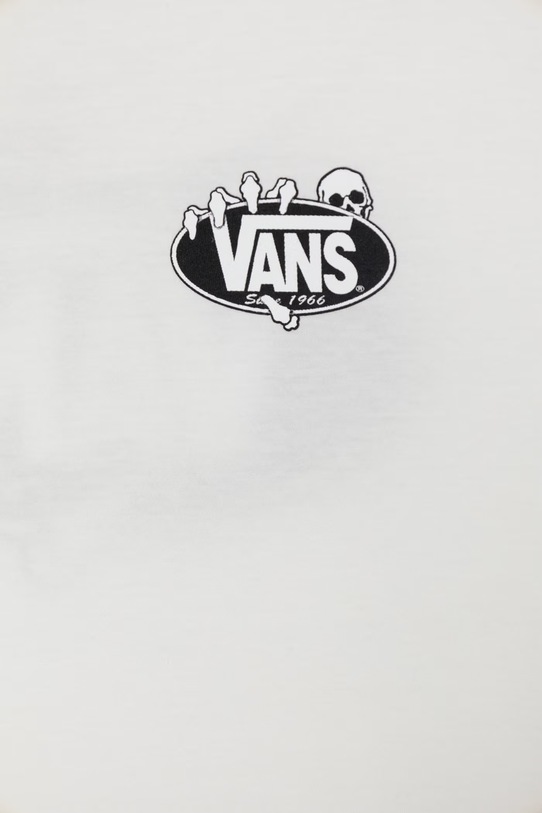Chłopiec Vans t-shirt dziecięcy bawełniany VN000VW4WHT1 biały