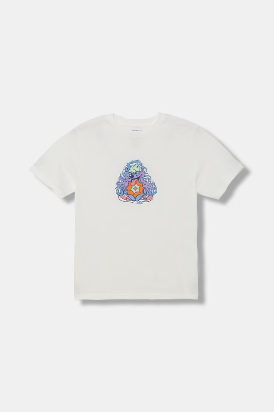 Vans t-shirt dziecięcy bawełniany biały VN000VXCWHT1