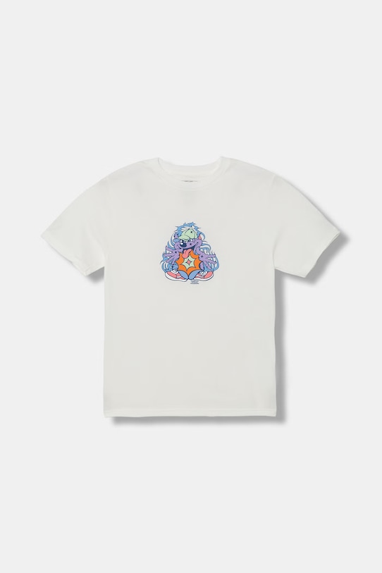 Vans t-shirt dziecięcy bawełniany biały VN000VXCWHT1