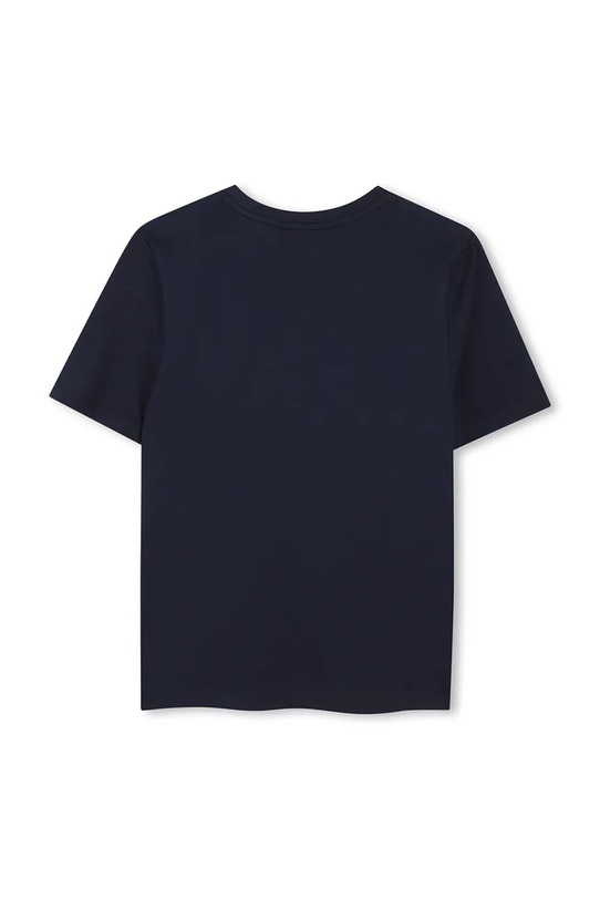 Παιδικό βαμβακερό μπλουζάκι BOSS J52982.114.150 σκούρο μπλε SS26