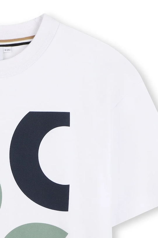 BIMBO BOSS t-shirt in cotone per bambini J52990.102.108 bianco