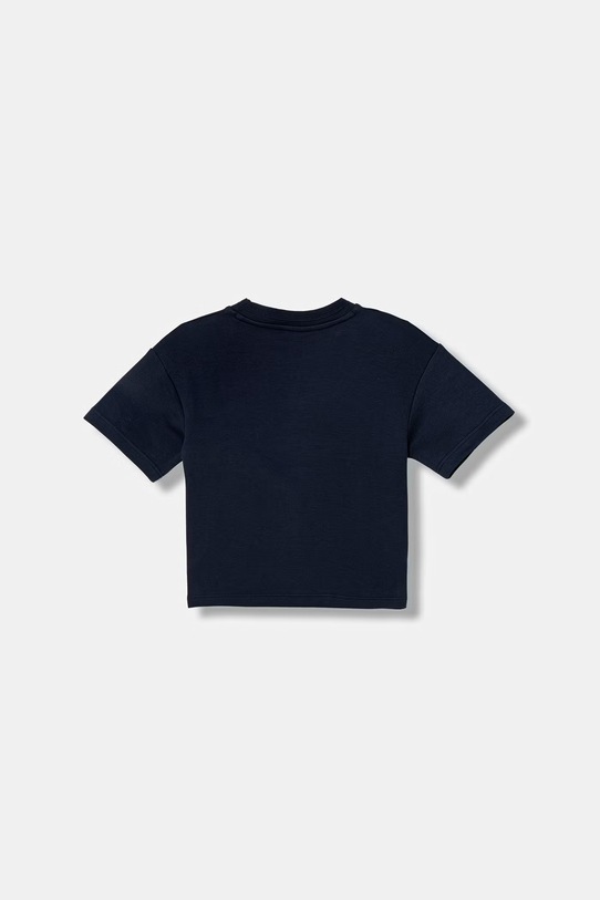 BOSS t-shirt bawełniany dziecięcy J52990.102.108 granatowy SS26