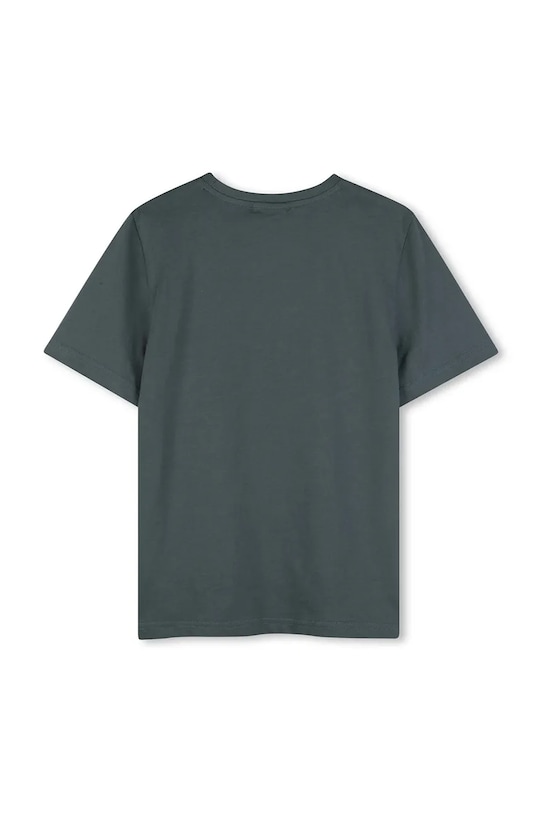 Παιδικό βαμβακερό μπλουζάκι BOSS J52978.102.108 πράσινο SS26