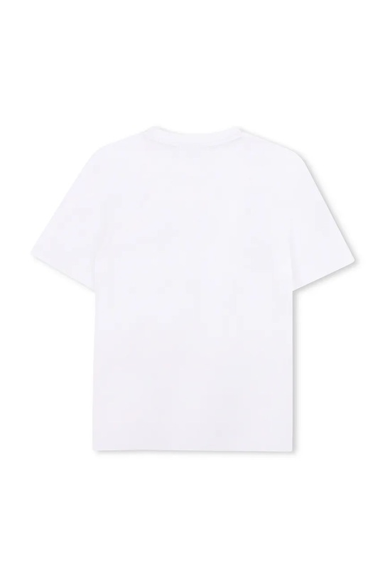 Παιδικό βαμβακερό μπλουζάκι BOSS J52978.114.150 λευκό SS26