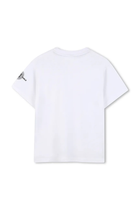 Detské bavlnené tričko BOSS J52984.162.174 biela SS26