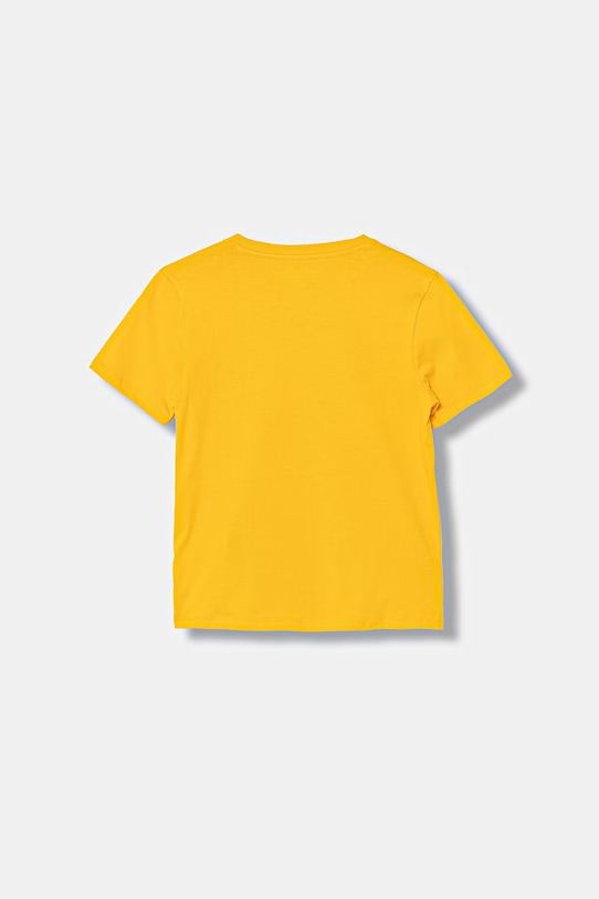 Guess t-shirt bawełniany dziecięcy L6GI00.K8HM4.PPY2.M żółty SS26